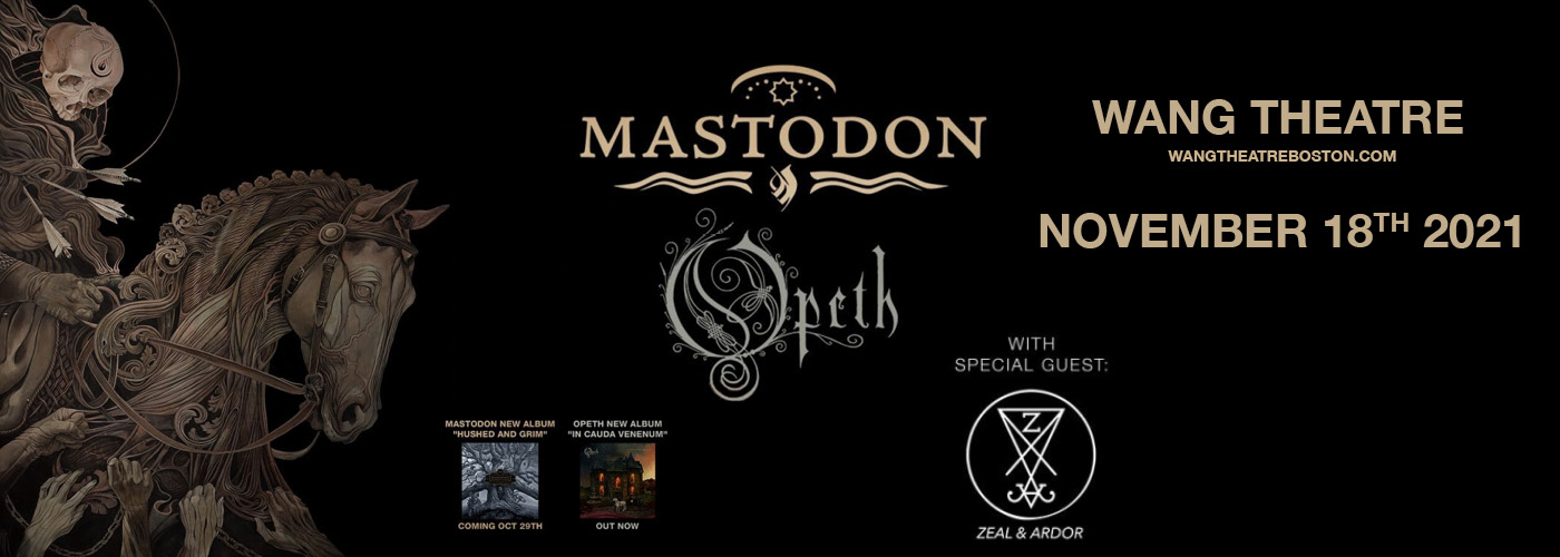 Opeth and Mastodon Co-Headline Tour at Wang Theatre