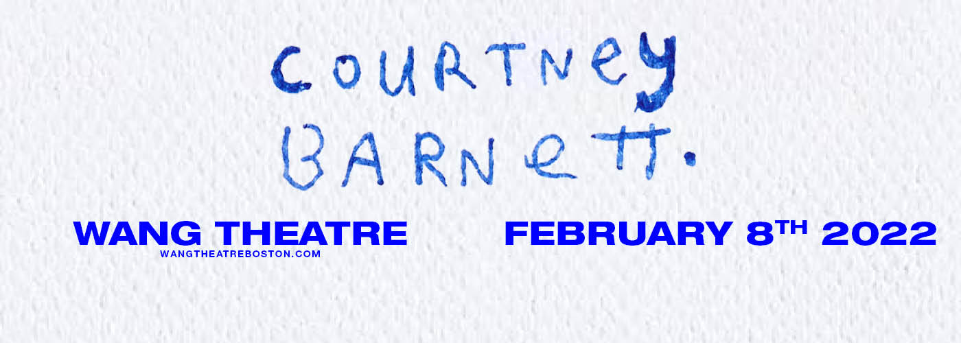 Courtney Barnett [CANCELLED] at Wang Theatre