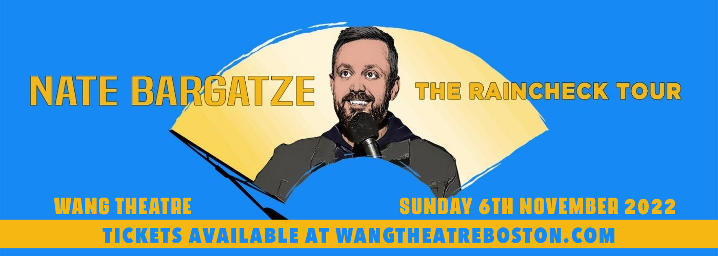 Nate Bargatze at Wang Theatre