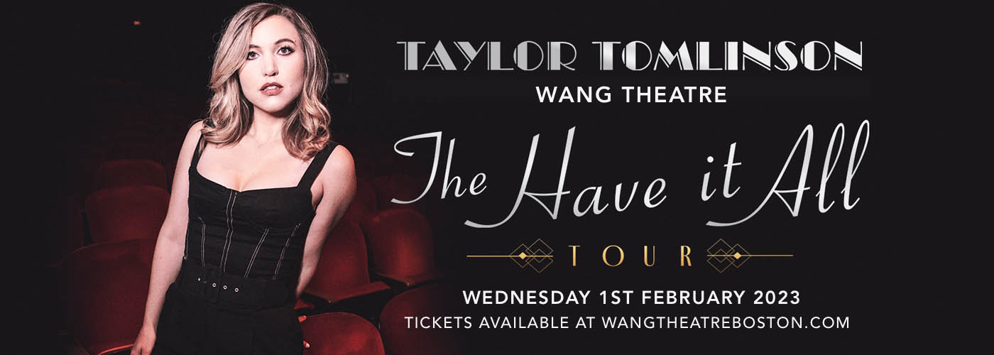 Taylor Tomlinson at Wang Theatre