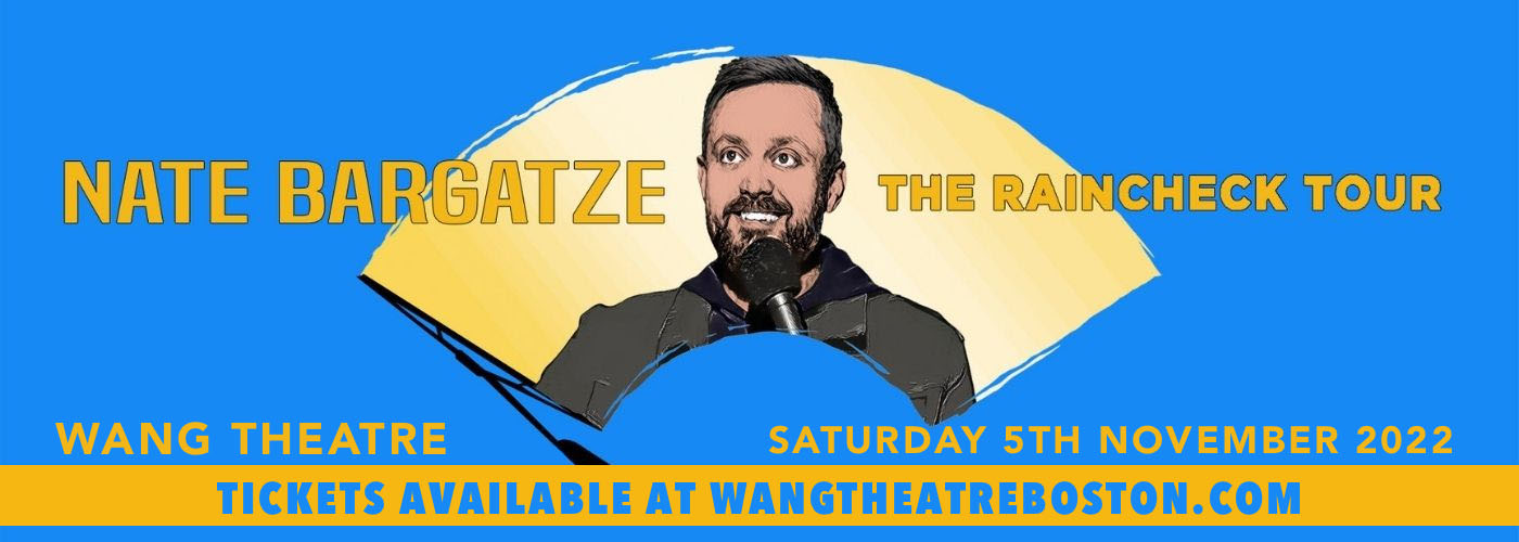 Nate Bargatze at Wang Theatre