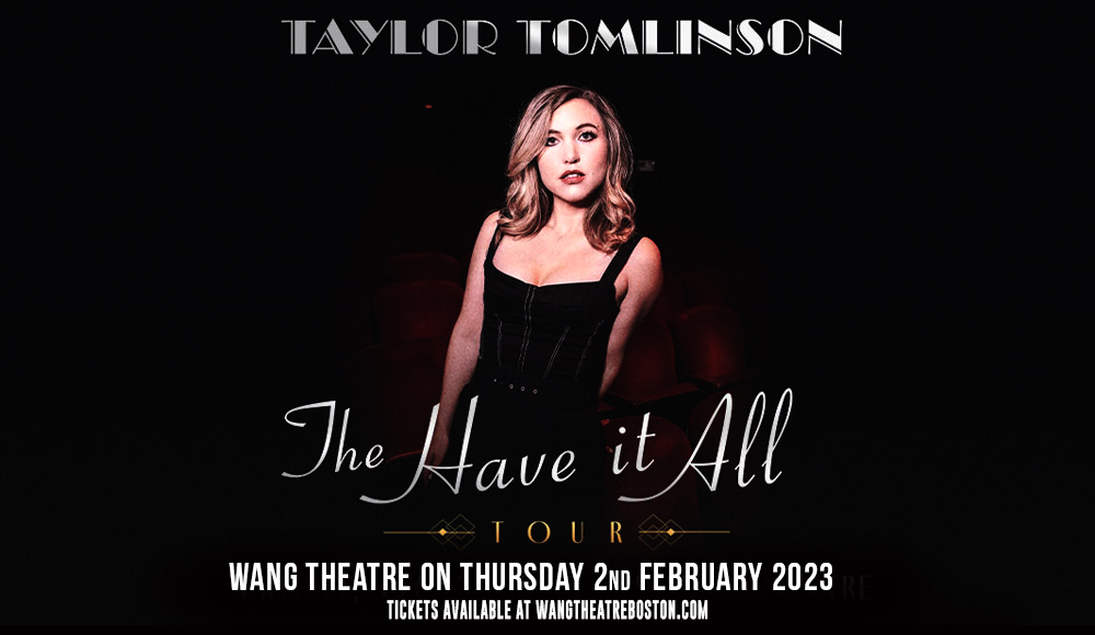 Taylor Tomlinson at Wang Theatre