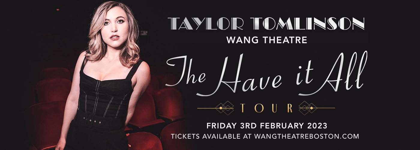 Taylor Tomlinson at Wang Theatre